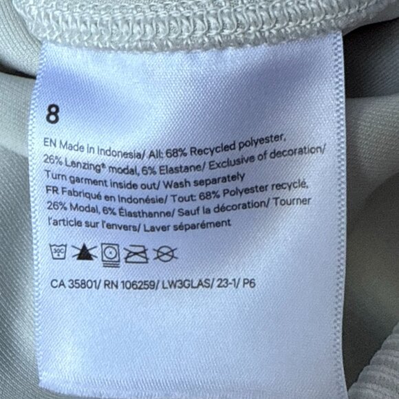 Lululemon Ribbed Softstreme™ Perfectly Oversized Cropped Crew — Bone (8) - Picture 4 of 5